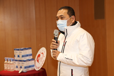 侯友宜說  既然視同作戰  防疫物資就要有戰時用量的準備