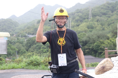 菁桐女路導覽員高文祿說 ：「礦工最大的願望就是孩子不要再當礦工！」