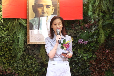 新接任院長的劉文湘表示 將以「為愛堅持、為人服務」的精神 為八里愛心教養院奉獻