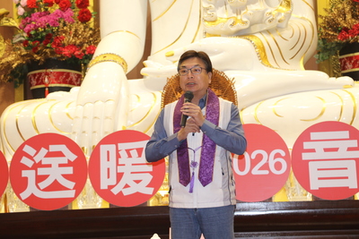  副市長劉和然表示，自古以來，春耕夏耘秋收冬藏，但宗教的力量沒有藏，反而奉獻出來。