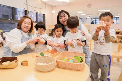 泰山中山及板橋柏翠兩家公托啟用，共可收托100名0至2歲嬰幼兒