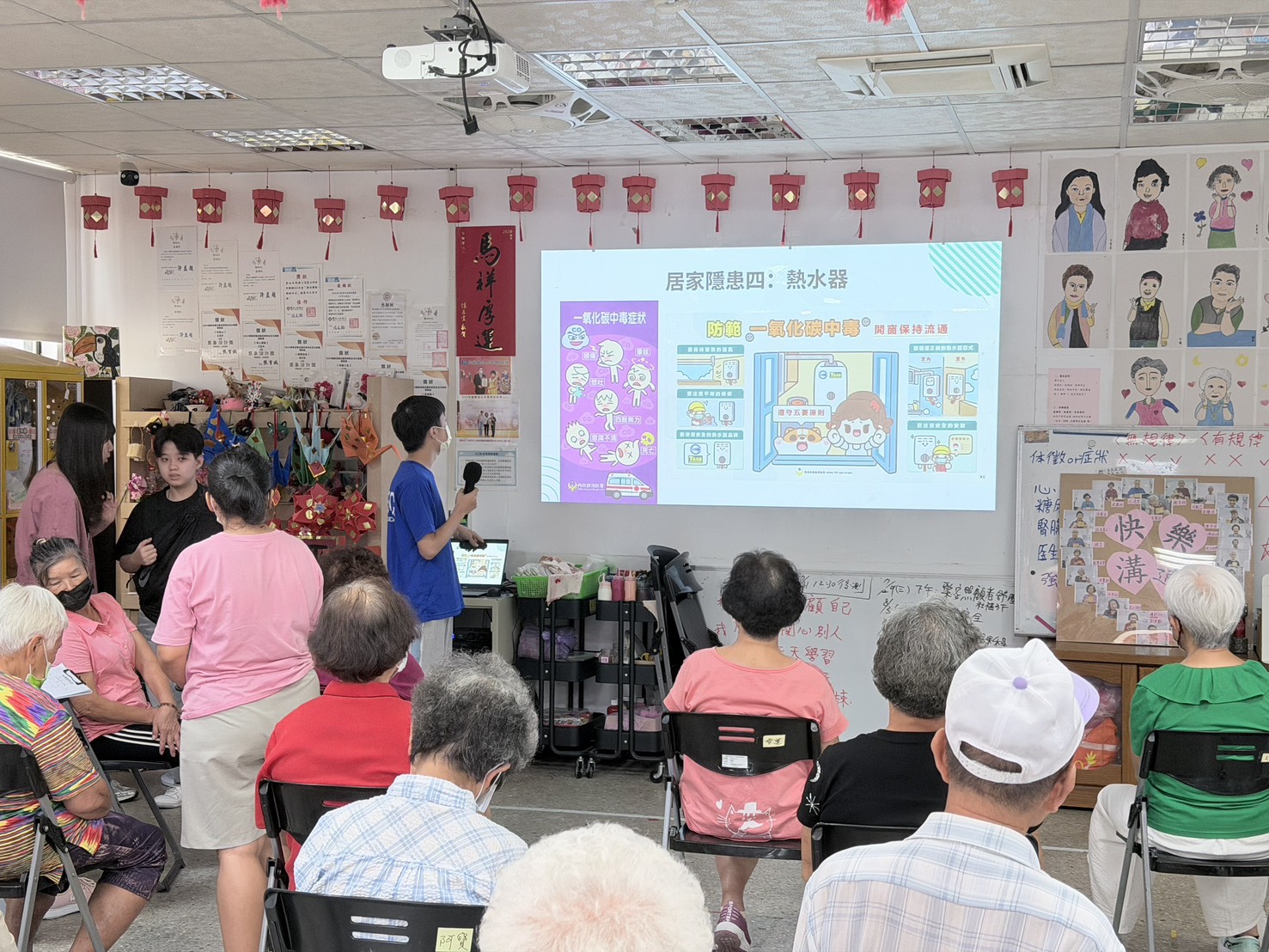 新北市少年培力園少年工班走進偏鄉為獨居長輩修繕水電、油漆改善環境
