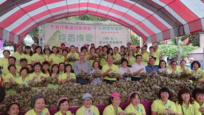 台灣環保協會動員志工合力包一萬顆肉粽贈弱勢