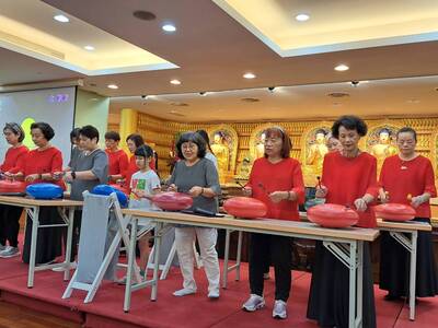 活動中吉祥鼓表演 悠揚聲音悅耳