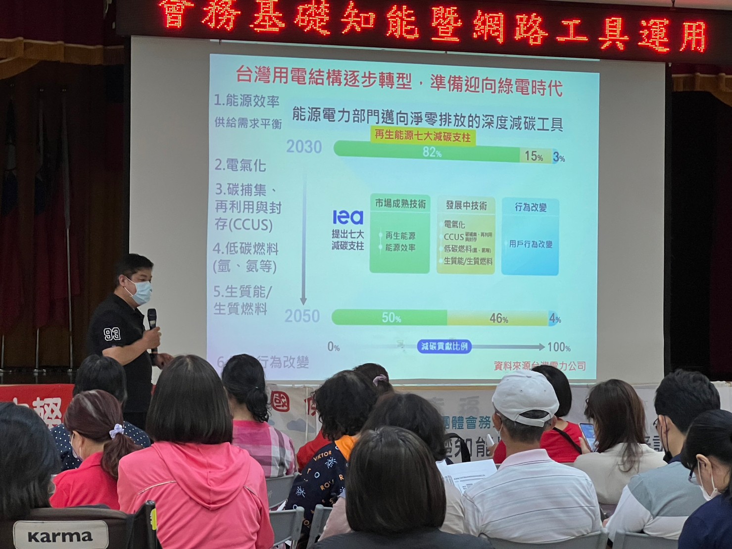 板橋場節電課程宣導