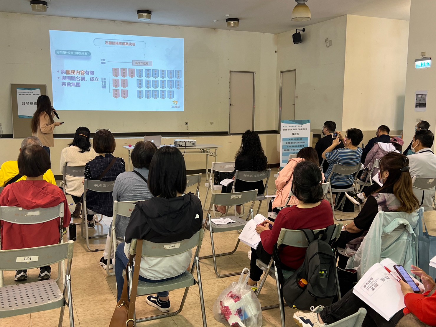 新店場志工隊宣導
