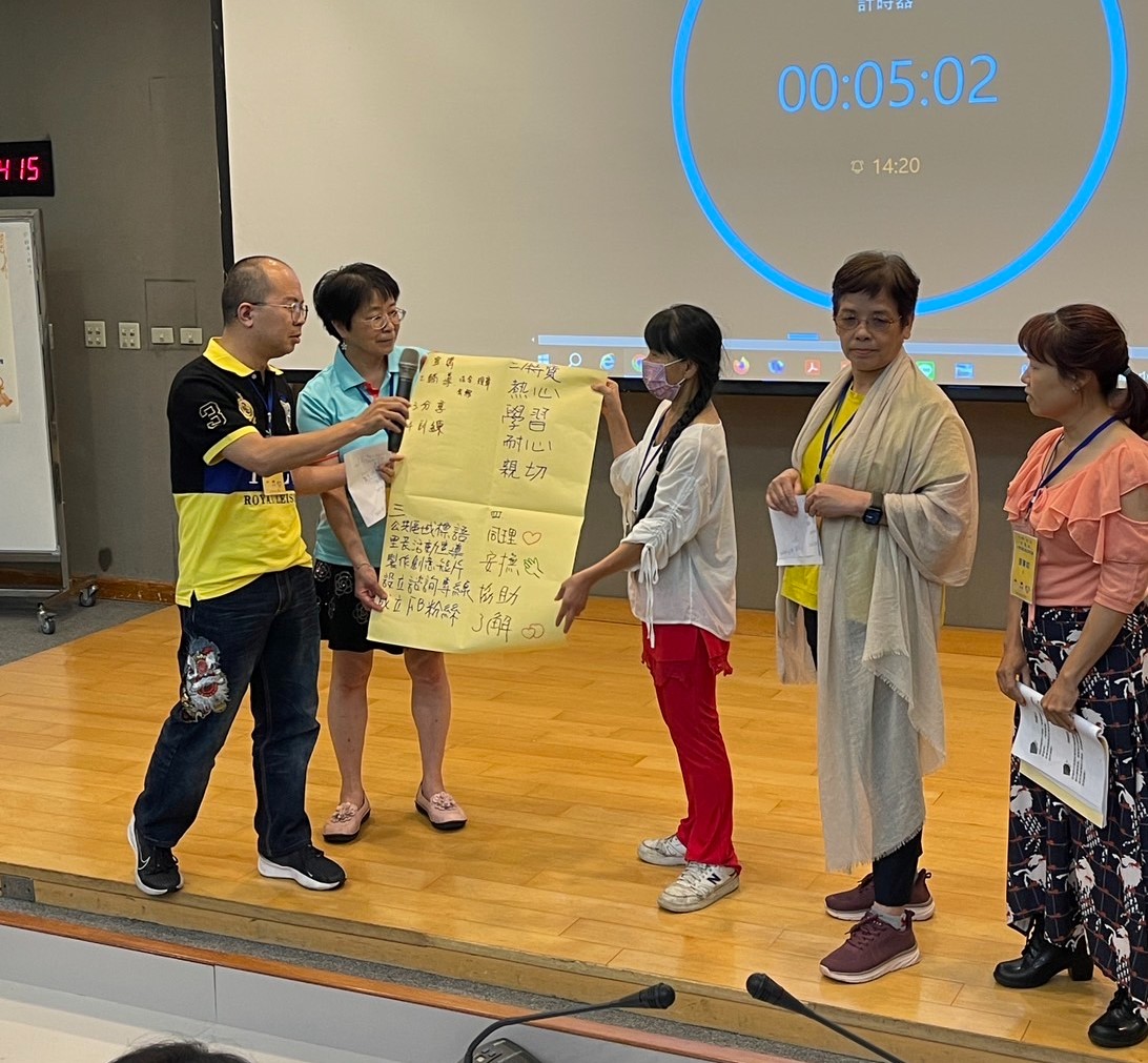 分組討論及發表