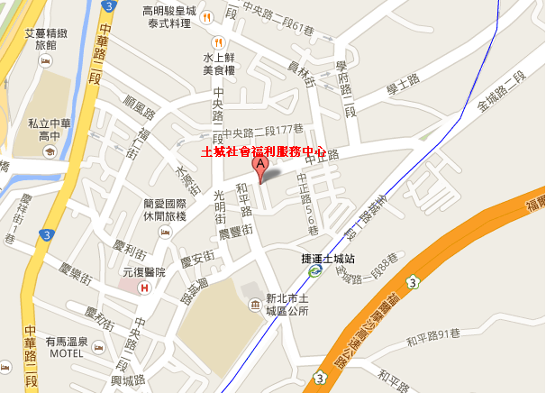 土城社福中心地圖